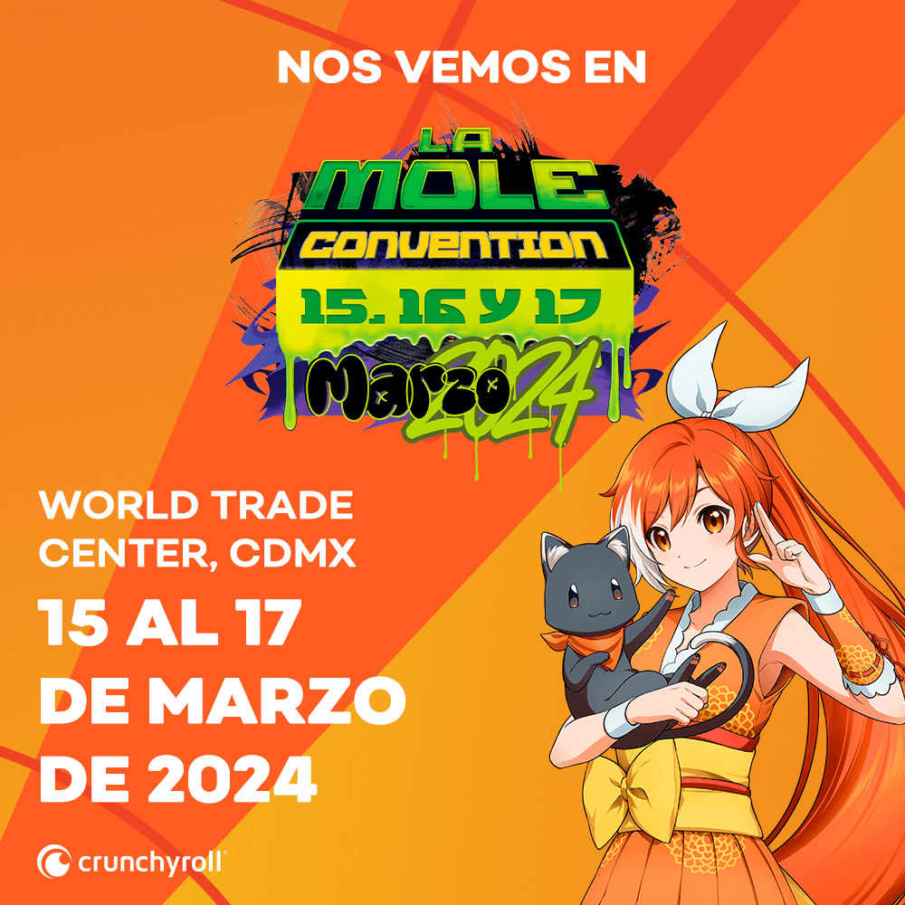 Crunchyroll se une a La Mole 2024 para celebrar la cultura del anime en México